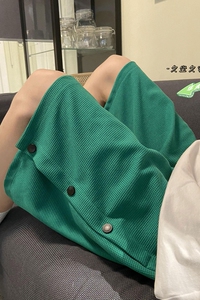 XZ616 夏季新款华夫格排扣短裤五分裤 TY321 P30控39图片