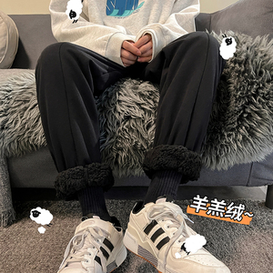 大码现货！冬季爆款羊羔绒休闲裤加绒加厚主推款 TY888 P55控68图片