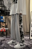 秋季新款腰果花印花抽绳卫裤男休闲裤TY222P55控价68，男装休闲裤，星座512A（原616）