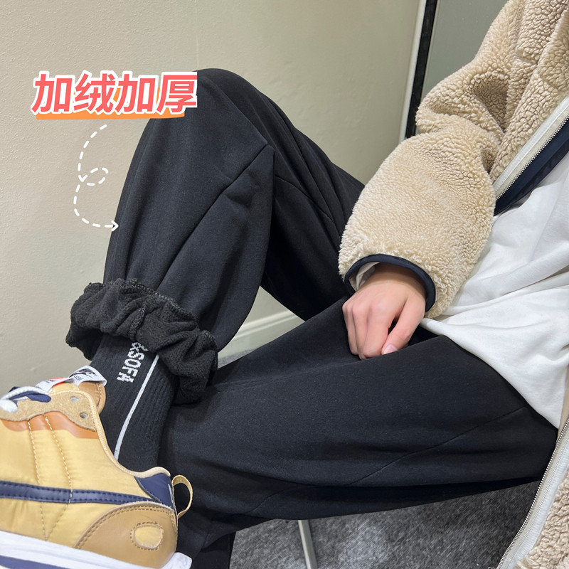 冬季新款加绒加厚卫裤束脚休闲裤XZ616-TY252,男装休闲裤,星座512A（原616）