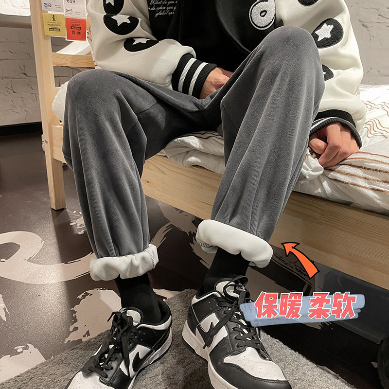 冬季新款加绒加厚灯芯绒束脚裤  TY247图片