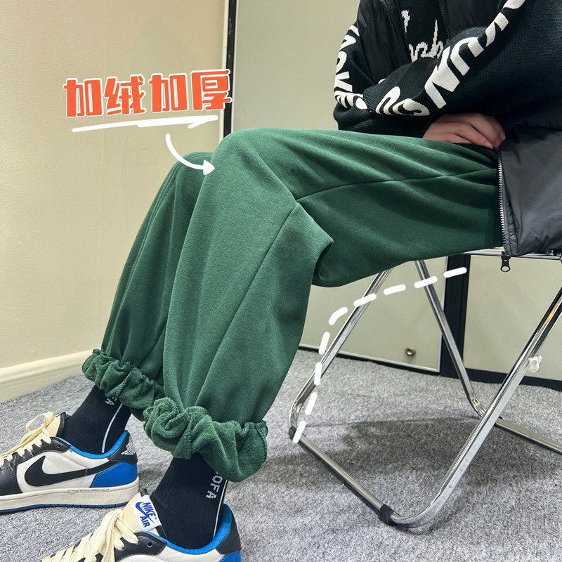 冬季新款加绒加厚卫裤束脚休闲裤XZ616-TY252P55控68,男装休闲裤,星座512A（原616）