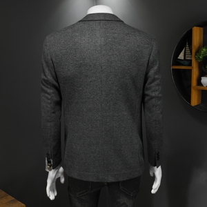 XZ88022/P195新醋酸羊毛西服外套男商务休闲单西上衣竖暗条纹图片