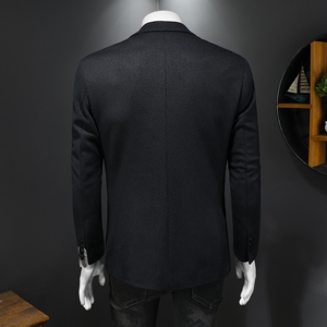 XZ88123/P185羊毛混纺西服外套男商务休闲单西上衣字母暗纹帅气图片