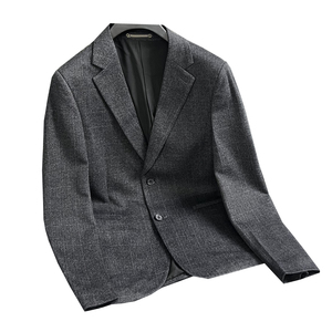 730/XZ88029/P175新羊毛混纺西服外套男商务休闲单西上衣格子暗纹图片