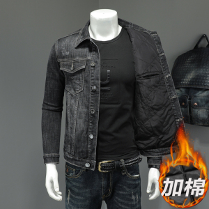 QT5027/H9008-A 加棉加厚牛仔上衣修身图片