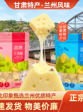 兰州特产高原低脂三角奶疙瘩儿童老人零食奶条奶酪棒办公室零食