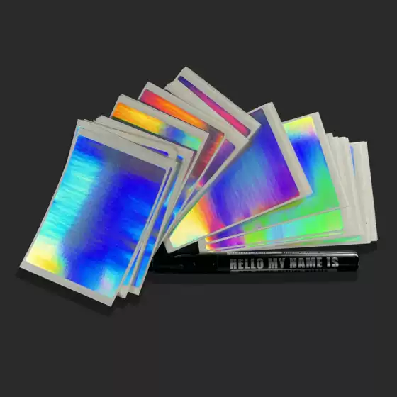 Holywhit Graffiti Signature Decoration Plain Laser Fragile Sticker/Hello/Eggshell Fragile/Waterproof