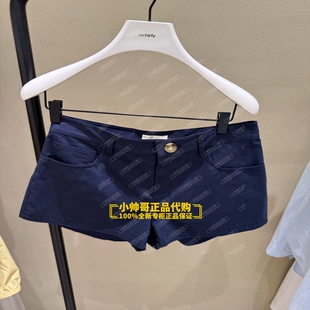 1SY2062390 纯色高腰阔腿短裤 4A欧时力 专柜正品 2025年夏季 现货