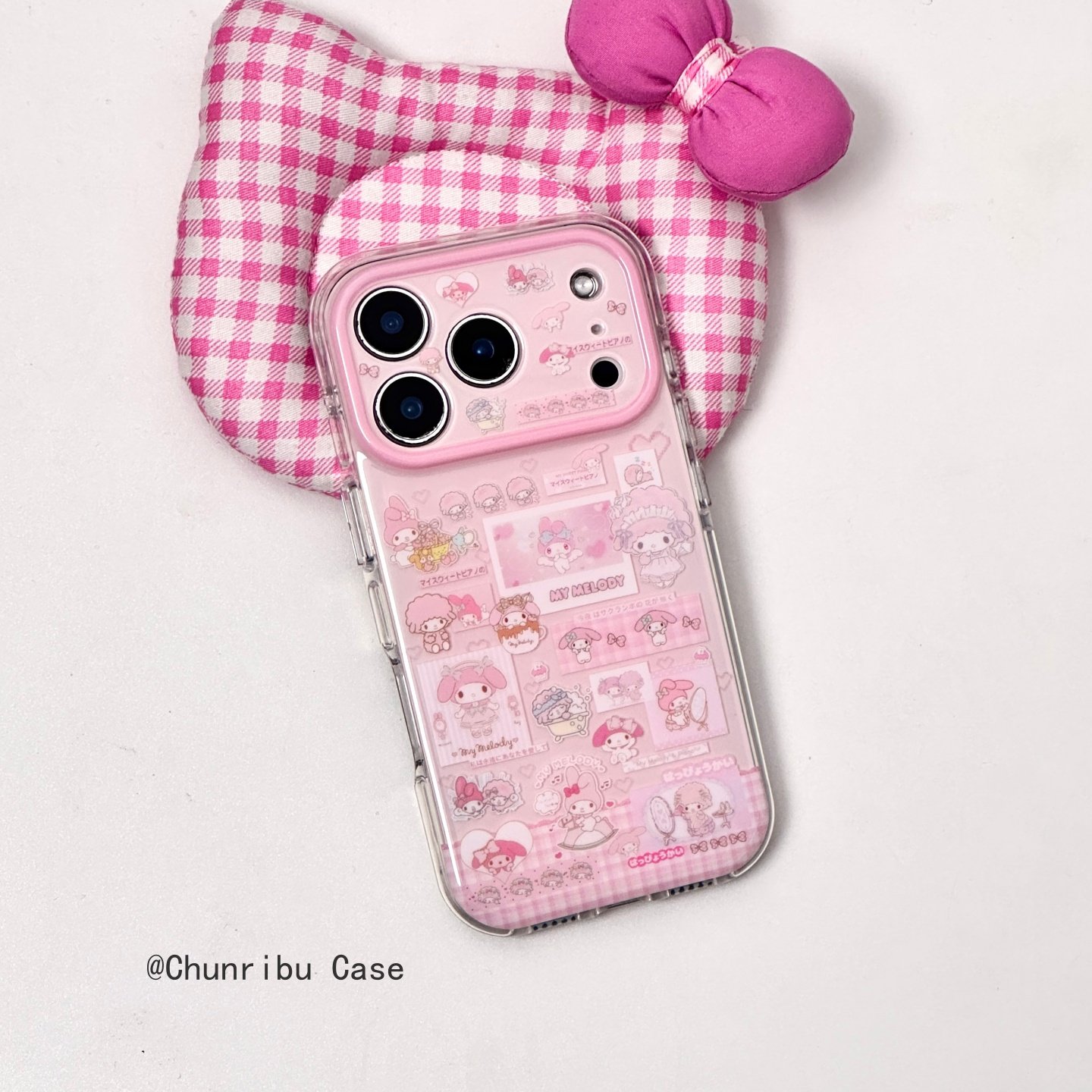 春日部防卫队Fighting｜日韩可爱卡通少女粉格纹手账风木马美乐蒂适用苹果17/16promax手机壳iphone15/14/13,3C数码配件,手机保护套/壳,淘宝优惠券,粉丝福利购,淘宝优惠卷