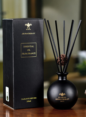 新款磨砂感藤条香薰液香氛留香持久家居卧室摆件挥发性熏香