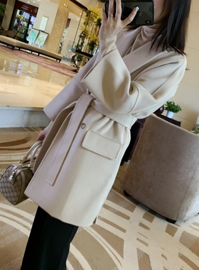 秋冬，货已出，抢先美…！新款双面呢羊绒大衣女中长款