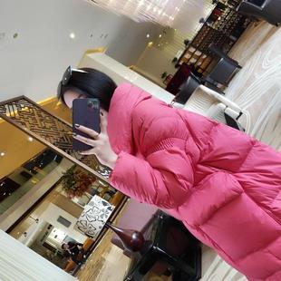 N45°长白山金标生态雪域白鹅绒 慵懒风鹅绒羽绒服女2025冬 长款