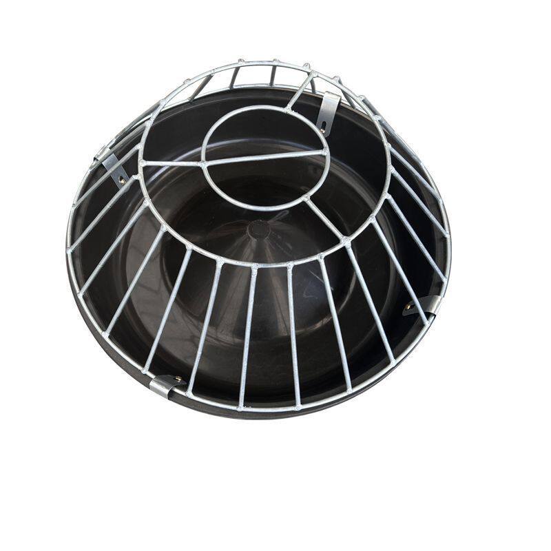 鸡食槽料槽水槽鸡鸭鹅加厚牛筋盆喂料盆自动采食喂鸡神器散养