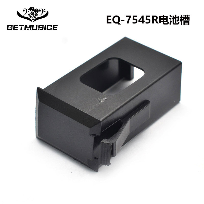 拾音器电池槽EQ-7545R/LC-5电池6F22抽槽吉他电池盒盖板黑色图片