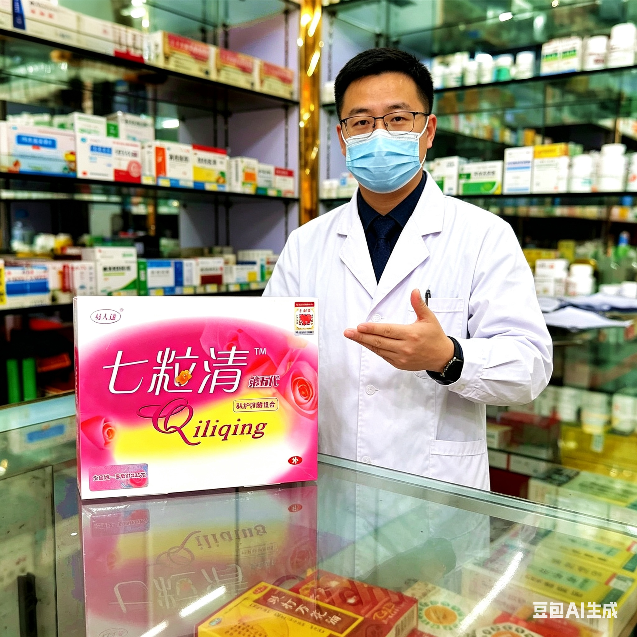 七粒清正品清宫阴道排毒产后保养清洁改善子宫私密护理拉线丸凝胶