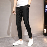 西裤男2025夏季新款韩版舒适简约九分裤K2009-P55，男装西裤，星座214-5