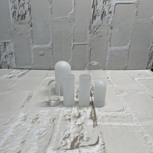 灯饰配件 玻璃G9牙 防爆管灯罩 磨砂透明灯具圆头直通子弹头定制