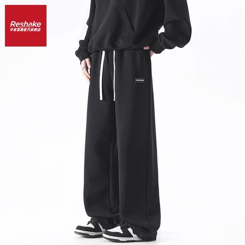 华菲型格美式阔腿休闲长裤男冬季