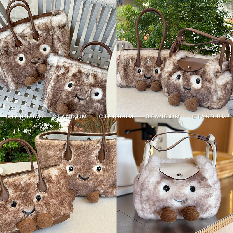 CTANDJIM山核桃小精灵花园包 枕头包 腋下hobo  单手腕双手腕