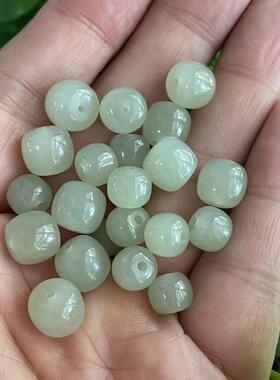天然保真新疆和田白玉籽料手链