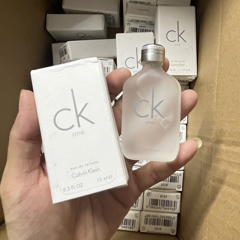 正品保真国柜15ml100ml小样中样正装CK one be男女士清新中性柑橘