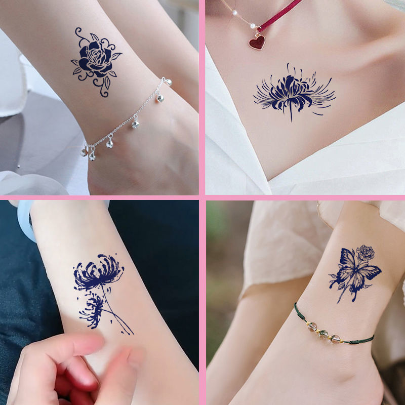 20新款彼岸花草本果汁纹