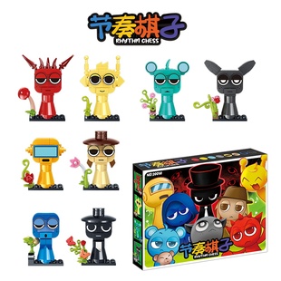 积木人仔6 12岁男孩女孩玩具8西蒙 节奏盒子sprunki游戏拼装 爆款