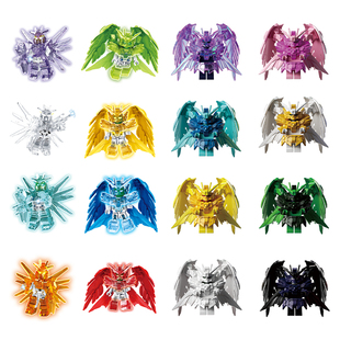 高达人仔盲袋抽抽乐飞翼零式机动战士男孩拼装积木人仔玩具盲盒