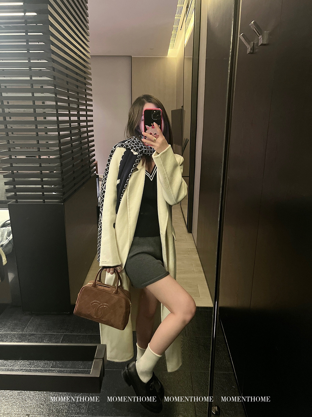 设计双面尼子大衣外套图片
