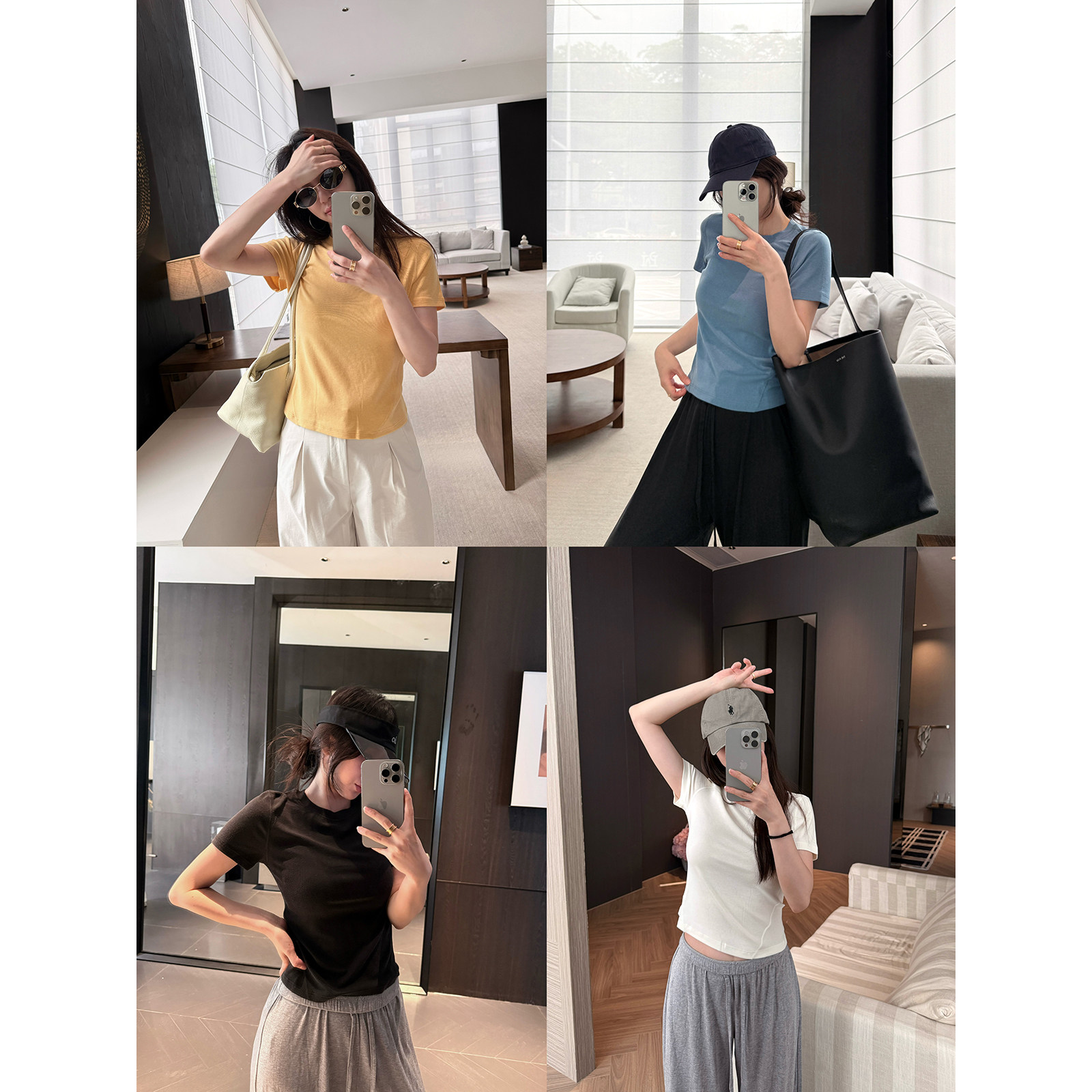 MOMENTHOME莱赛尔柔肤短袖T恤图片