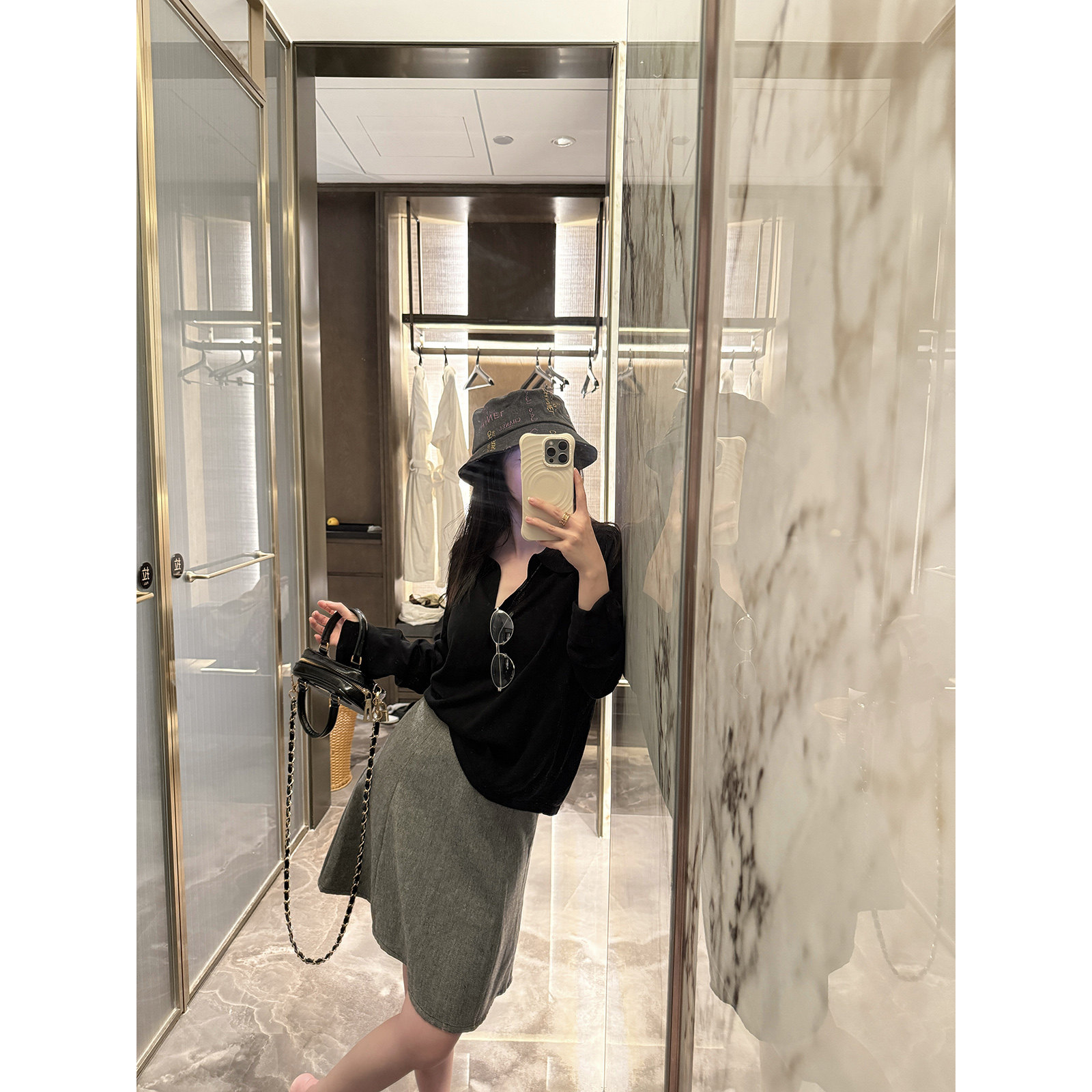 MOMETHOME 自留推荐双版本*版型不挑人气质挂中裙半身裙图片