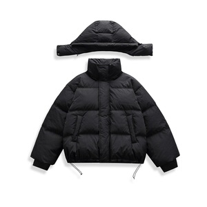 新标90绒 潮牌羽绒服男 美式宽松版 网红明星 可二开A117-P335图片