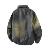 早春新款皮衣男休闲夹克大码男装外套可二开9976-大码P93小码P85，男装皮衣，星座1207-1