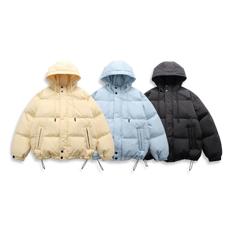 平铺新标90绒羽绒服日系宽松版中性情侣款可二开A116-P305,男装羽绒服,星座1207-1