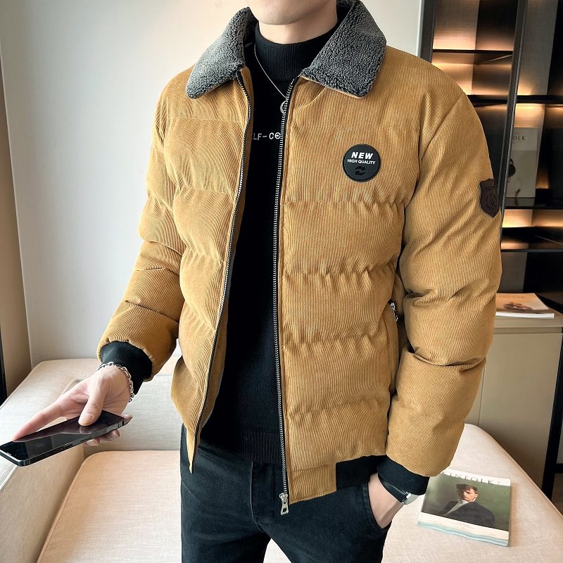 店主风 新款棉衣男高端轻奢羊羔绒棉服外套MY0938-P90图片