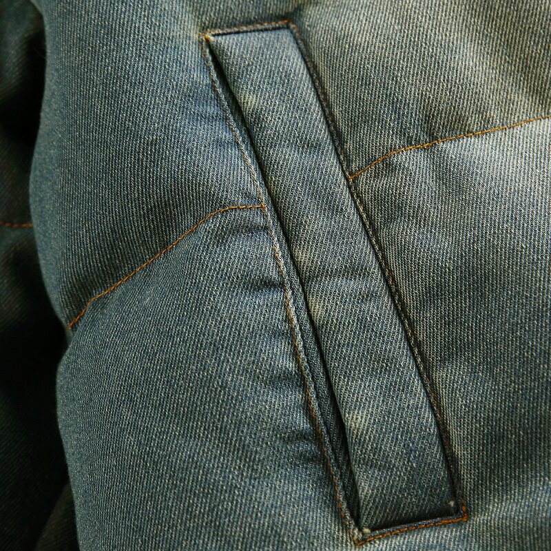 新标50绒中性牛仔羽绒服美式宽松版cleanfit可二开A149-P225,男装羽绒服,星座1207-1