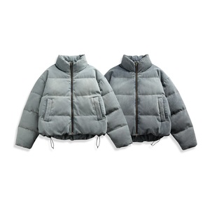 新标50绒 中性牛仔羽绒服美式宽松版clean fit 可二开A150-P245图片