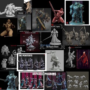 战壕十字军 Trench Crusade 新安条克 战棋 桌游 棋子 高精度模型