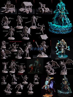 龙与地下城 战争祸乱 绯红灾难 绝望之门 跑团 桌游 棋子 DND