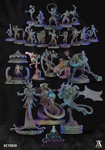 死亡恐怖马戏团驯兽师小丑皇吞剑杂耍魔术喷火预言奇美拉礼物礼品