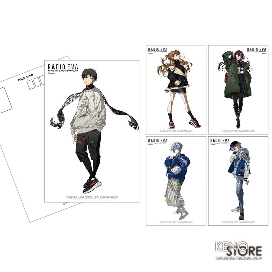 【现货】radio eva新世纪福音战士 10周年5th 米山舞 限定 明信片