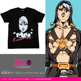 预定 JOJO的奇妙冒险5 黄金之风 暗杀小队 里苏特 短袖TEE T恤