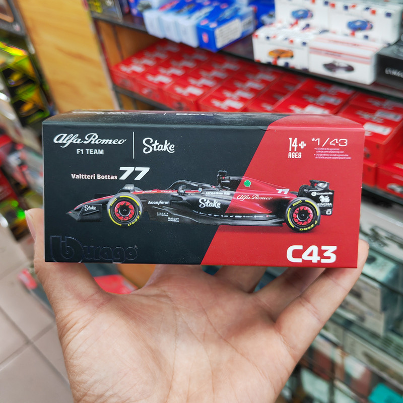 比美高143阿尔法F1C43合金车模