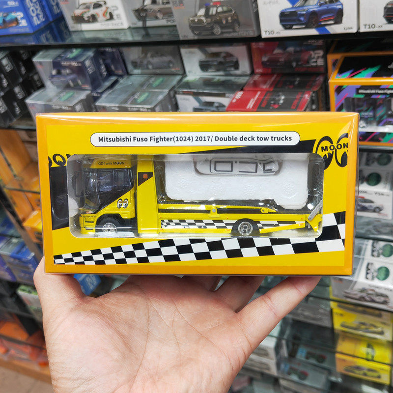 GCD164三菱双层运输拖车模型