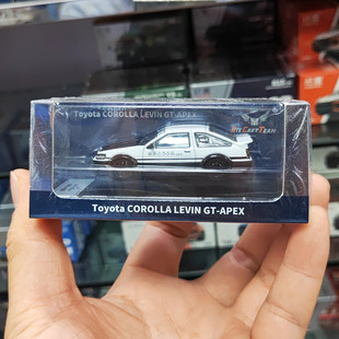 DCT1/64丰田AE86宽体改装版头文字D仿真合金汽车模型收藏金属车模
