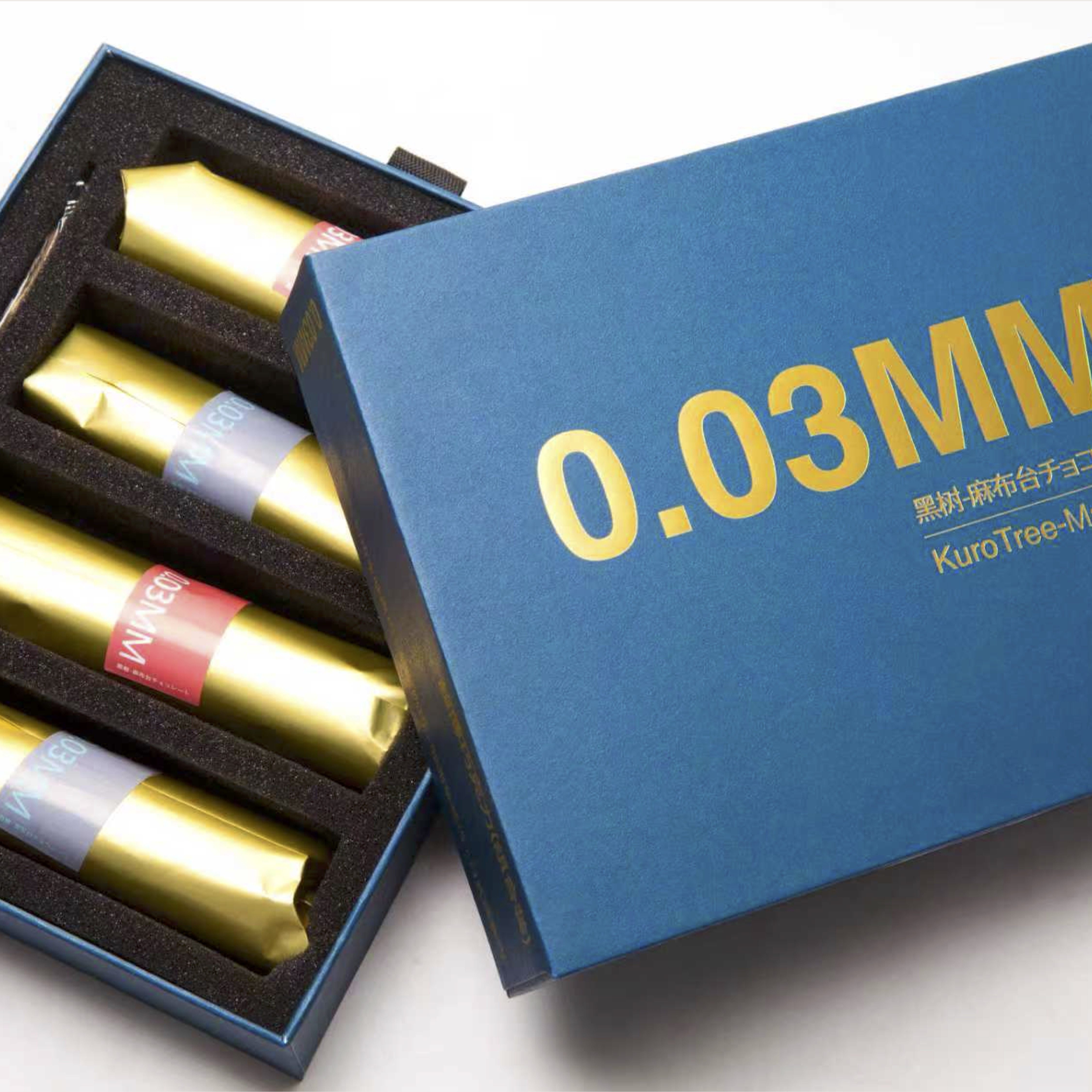 0.03巧克力4口味0.03mm超薄巧克力黑树麻布台正品高端网红礼盒