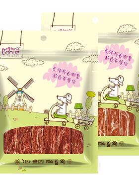 博纳仔美毛磨牙咬胶奖励鸡肉干