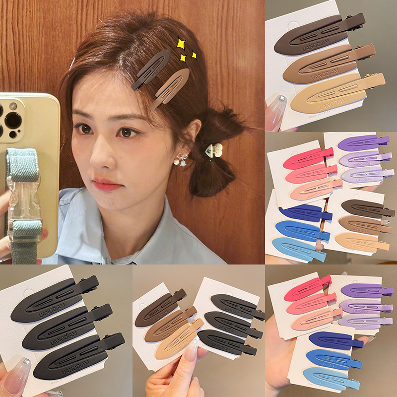无痕发夹女2024新款侧边刘海夹前额化妆夹小卡子heir发卡夹子头饰