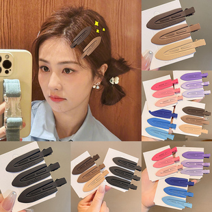 无痕发夹女2024新款 侧边刘海夹前额化妆夹小卡子heir发卡夹子头饰